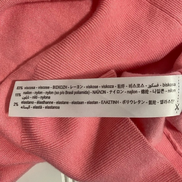 Zara Women’s Medium Pink Knit Sleeveless SweaterWith Gold Snap Button Closure - Picture 7 of 11